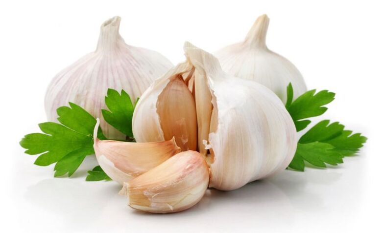 garlic for the prevention of worms