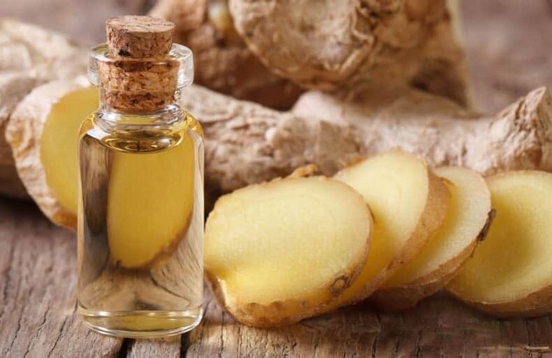 Tincture from the ginger root against parasites